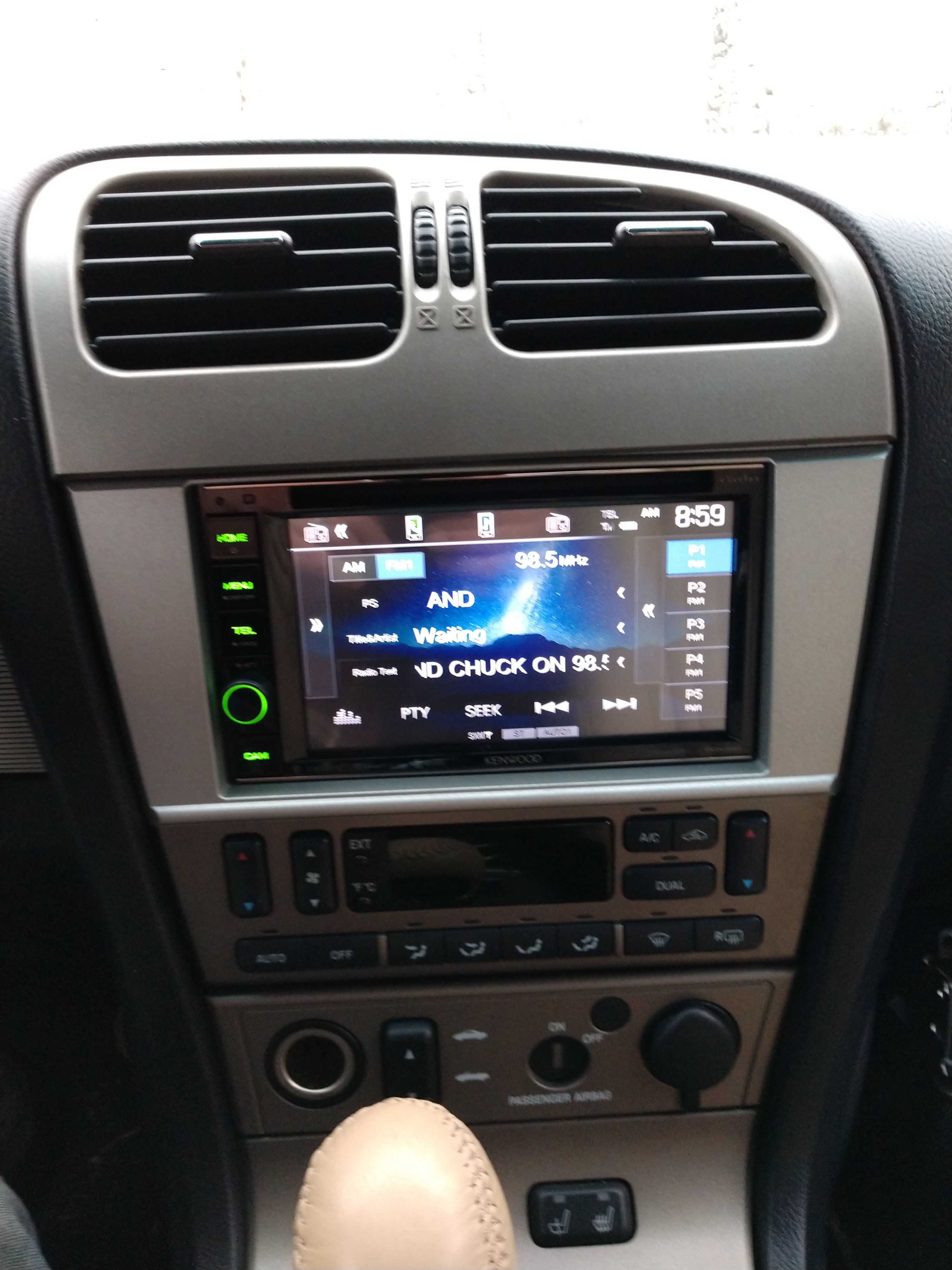 New stereo with backup camera