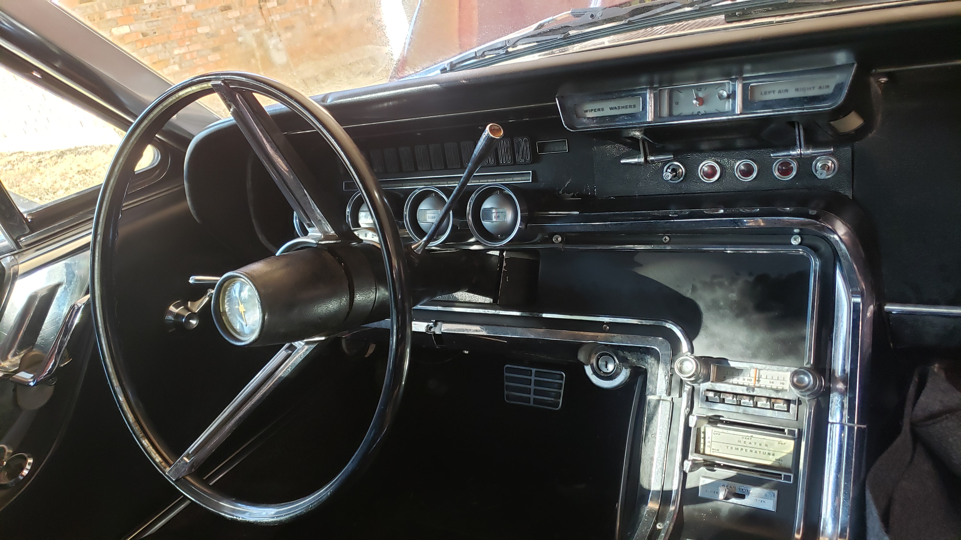 Slide away steering
