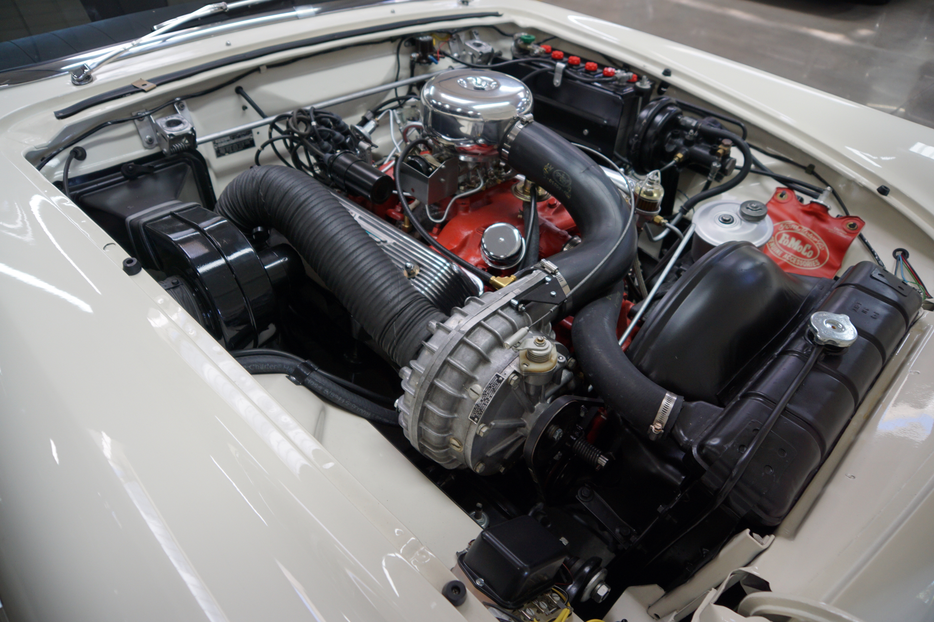 Supercharged 1957 Ford Thunderbird-F-Code Factory Installed Supercharger Photo