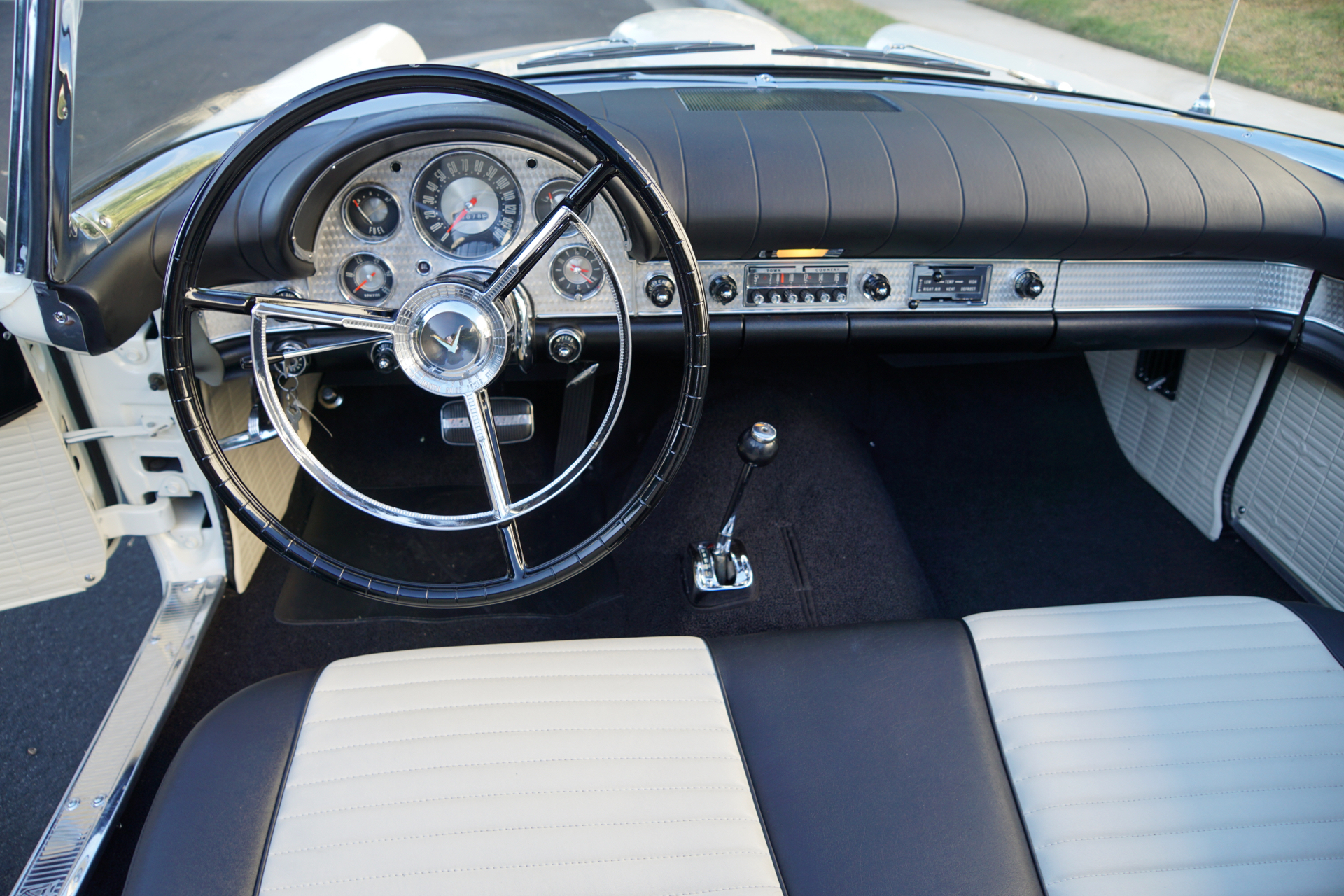 Supercharged 1957 Ford Thunderbird-F-Code Interior Photo