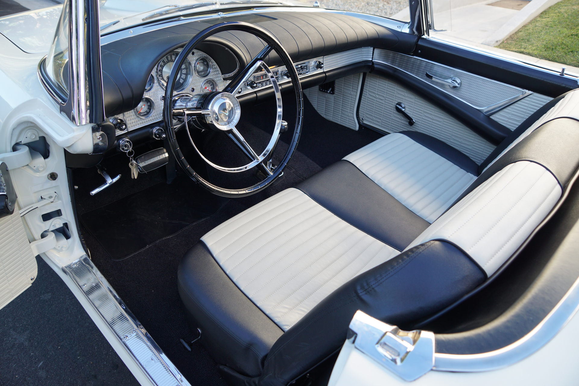 Supercharged 1957 Ford Thunderbird-F-Code Interior Photo