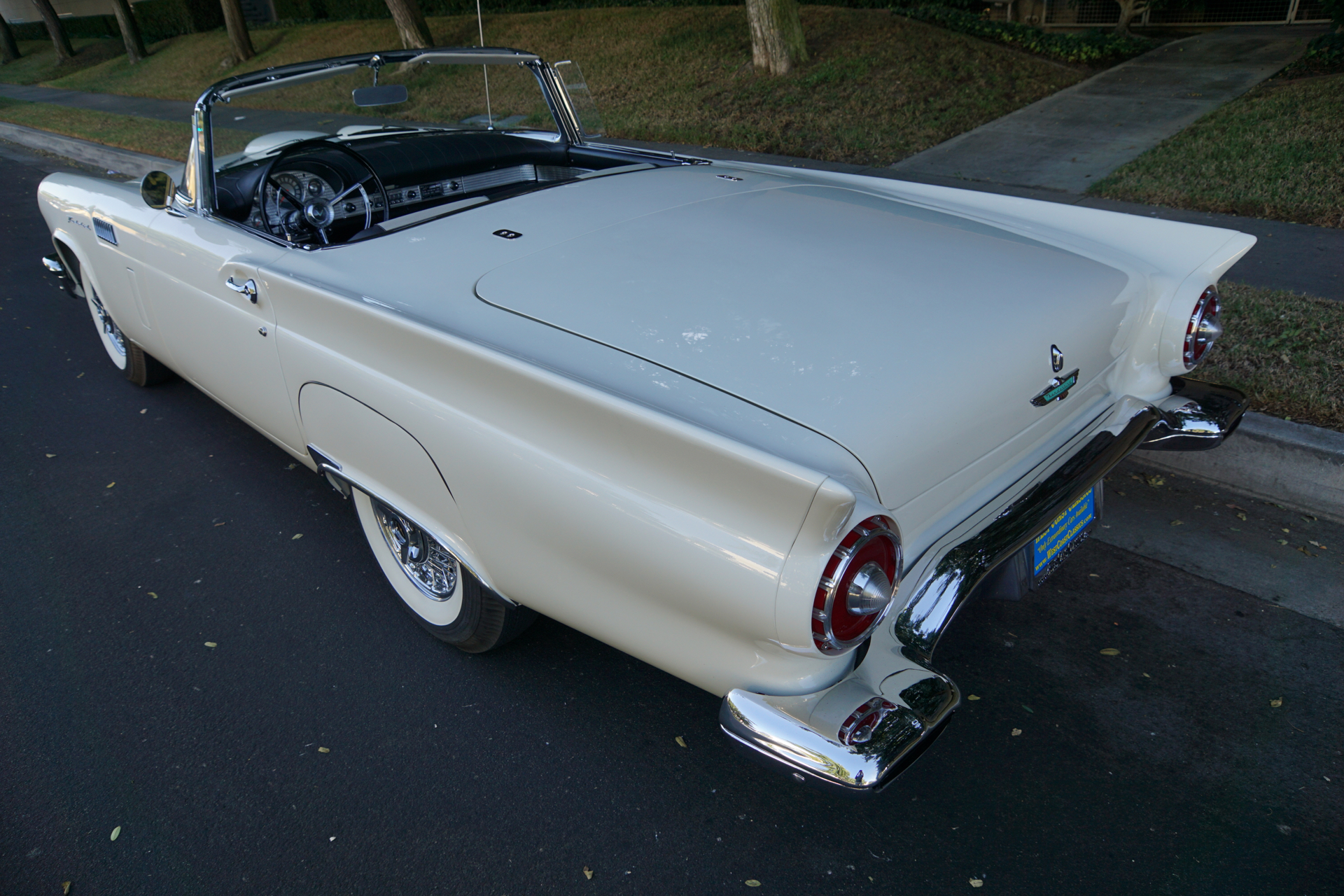 Supercharged 1957 Ford Thunderbird-F-Code Rear Drivers Photo