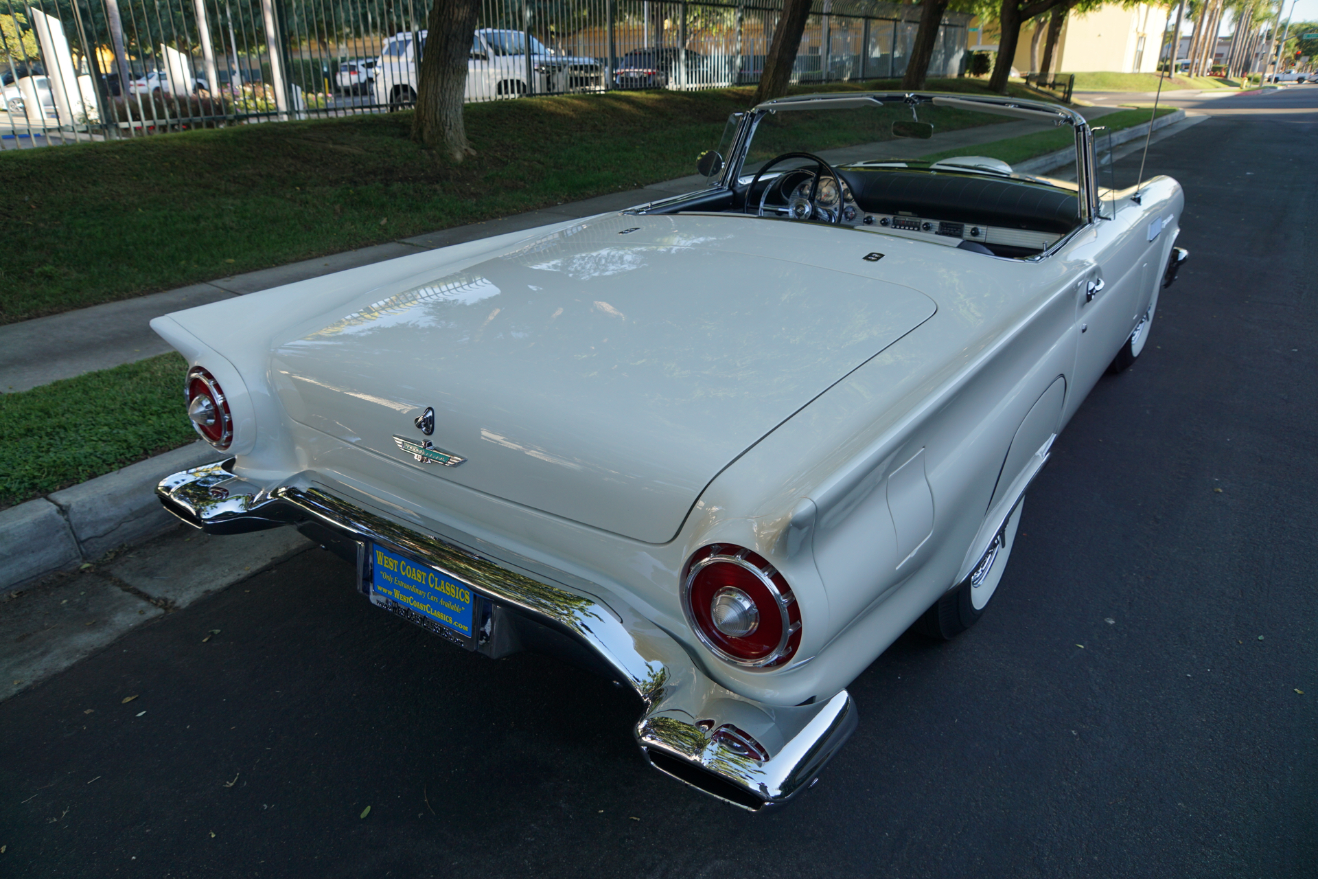 Supercharged 1957 Ford Thunderbird-F-Code Rear Passenger Photo