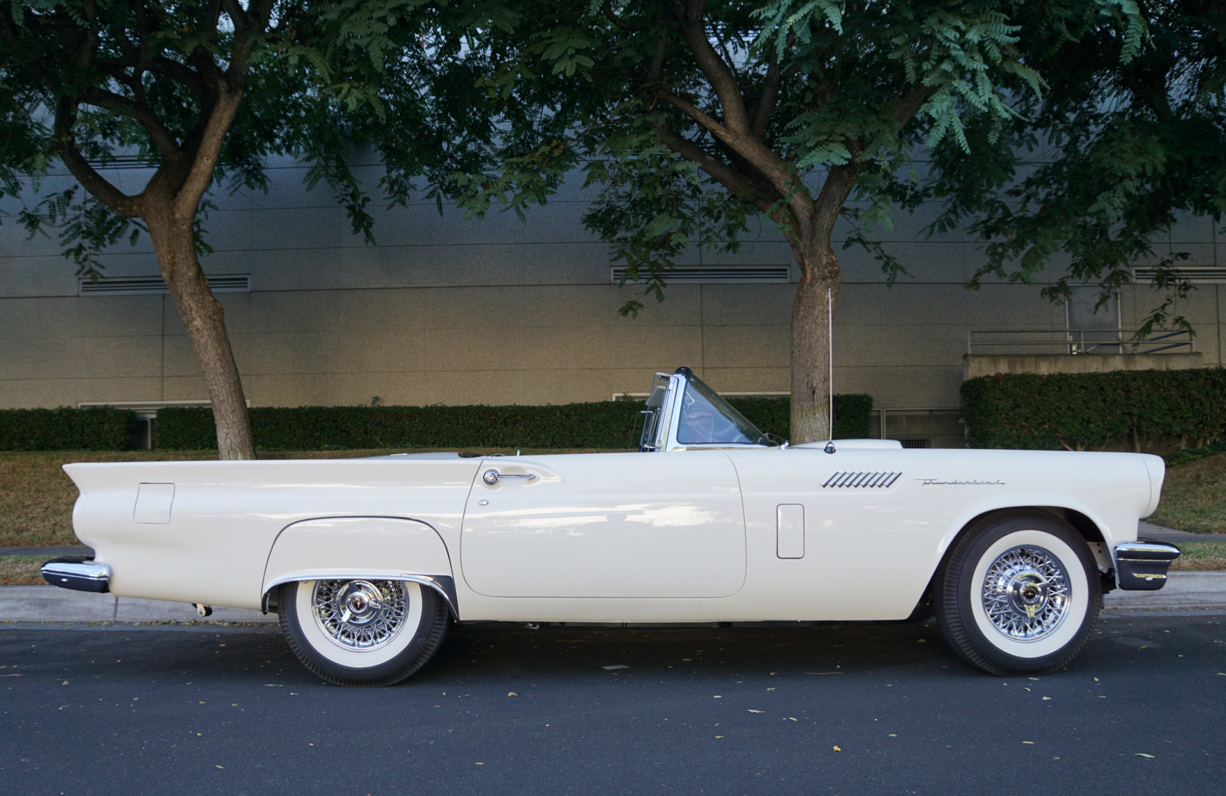 Supercharged 1957 Ford Thunderbird-F-Code Side View