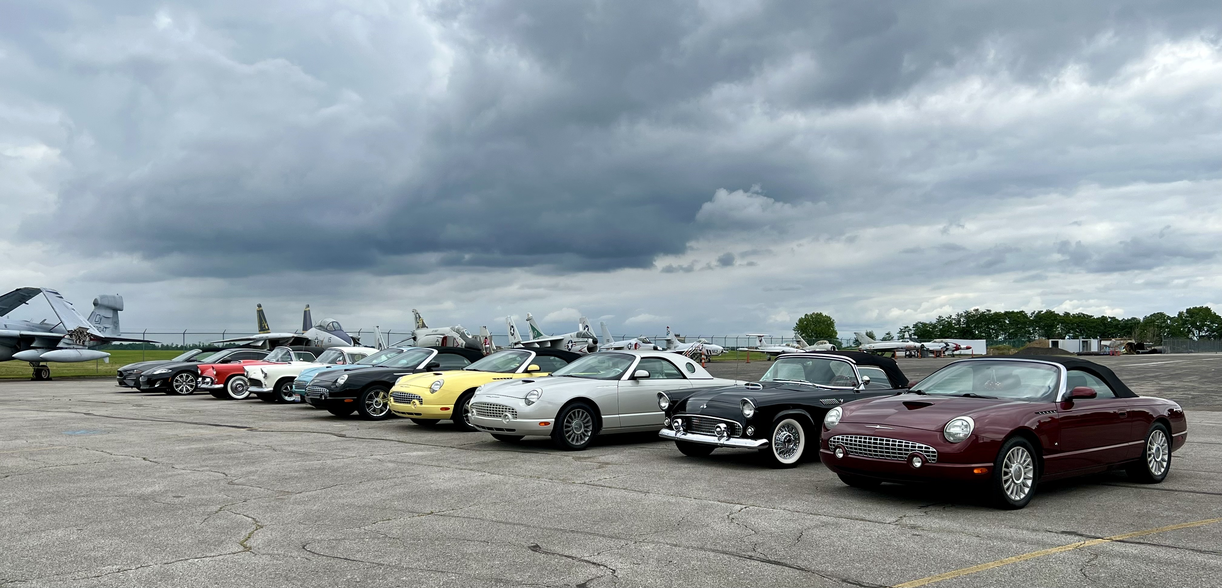The Classic Thunderbird Club of Northern Ohio at the MAPS Air Museum