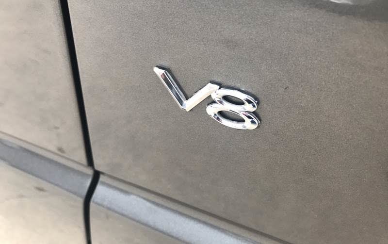 V8 Front Fender Badge