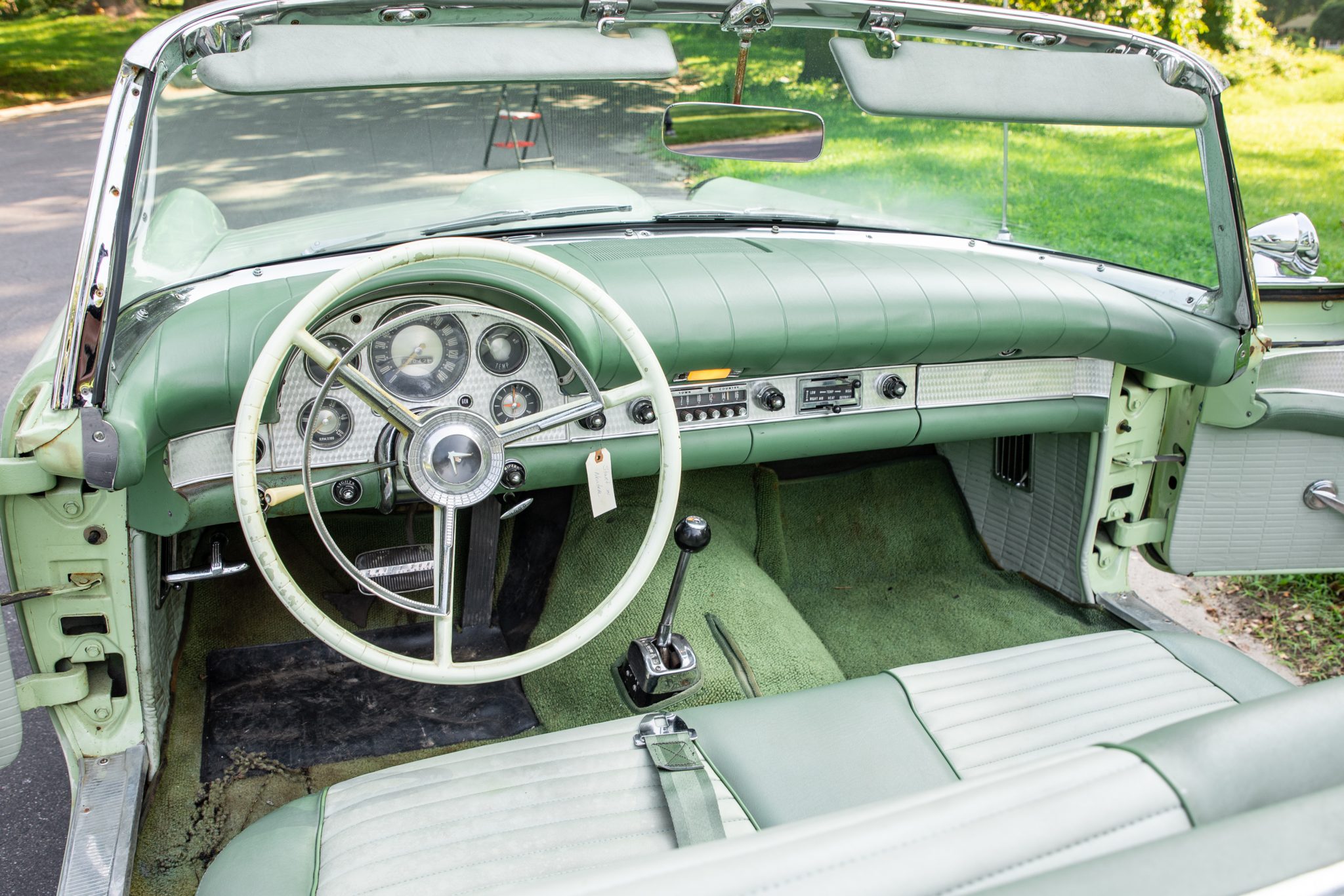 Willow Green 1957 Ford Thunderbird