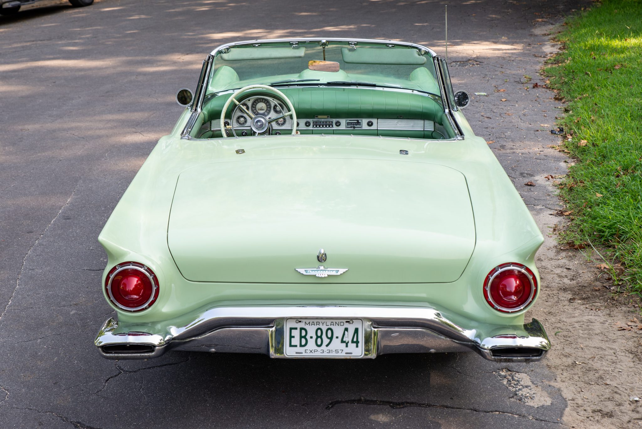 Willow Green 1957 Ford Thunderbird