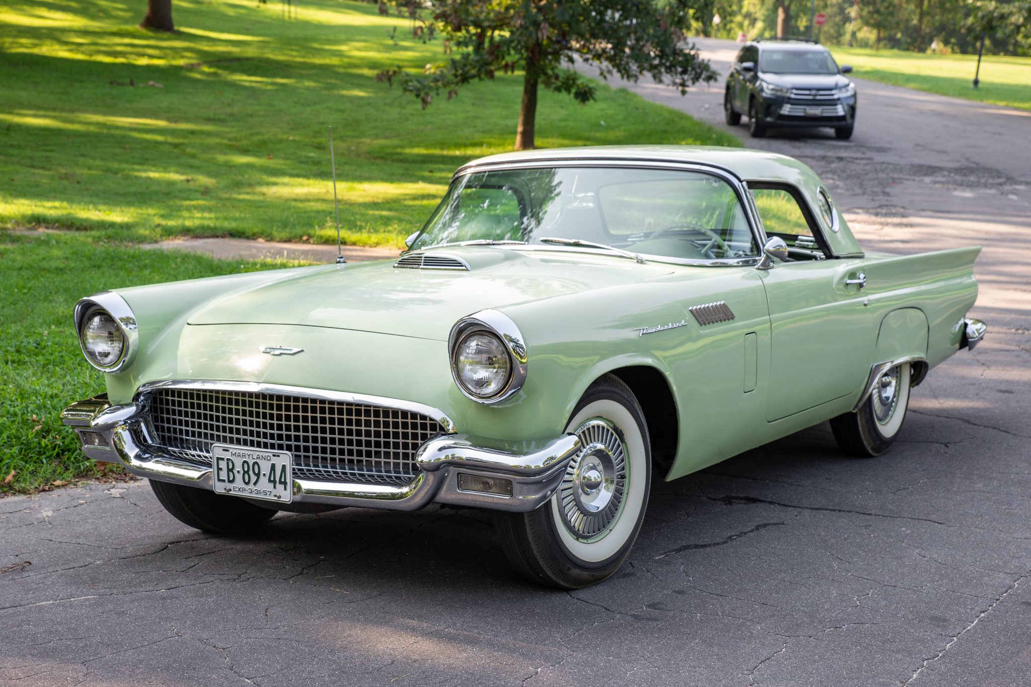 Willow Green 1957 Ford Thunderbird