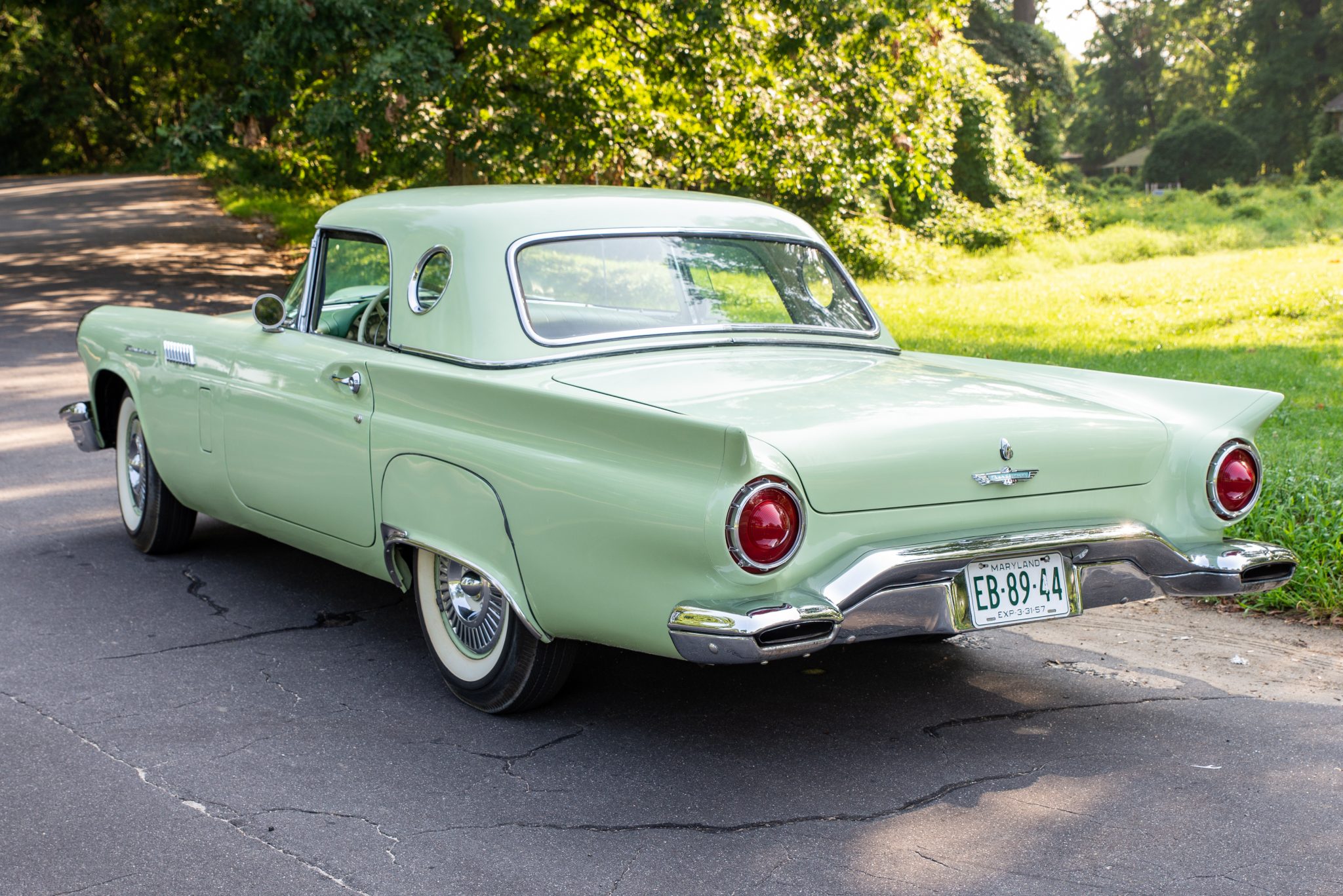 Willow Green 1957 Ford Thunderbird