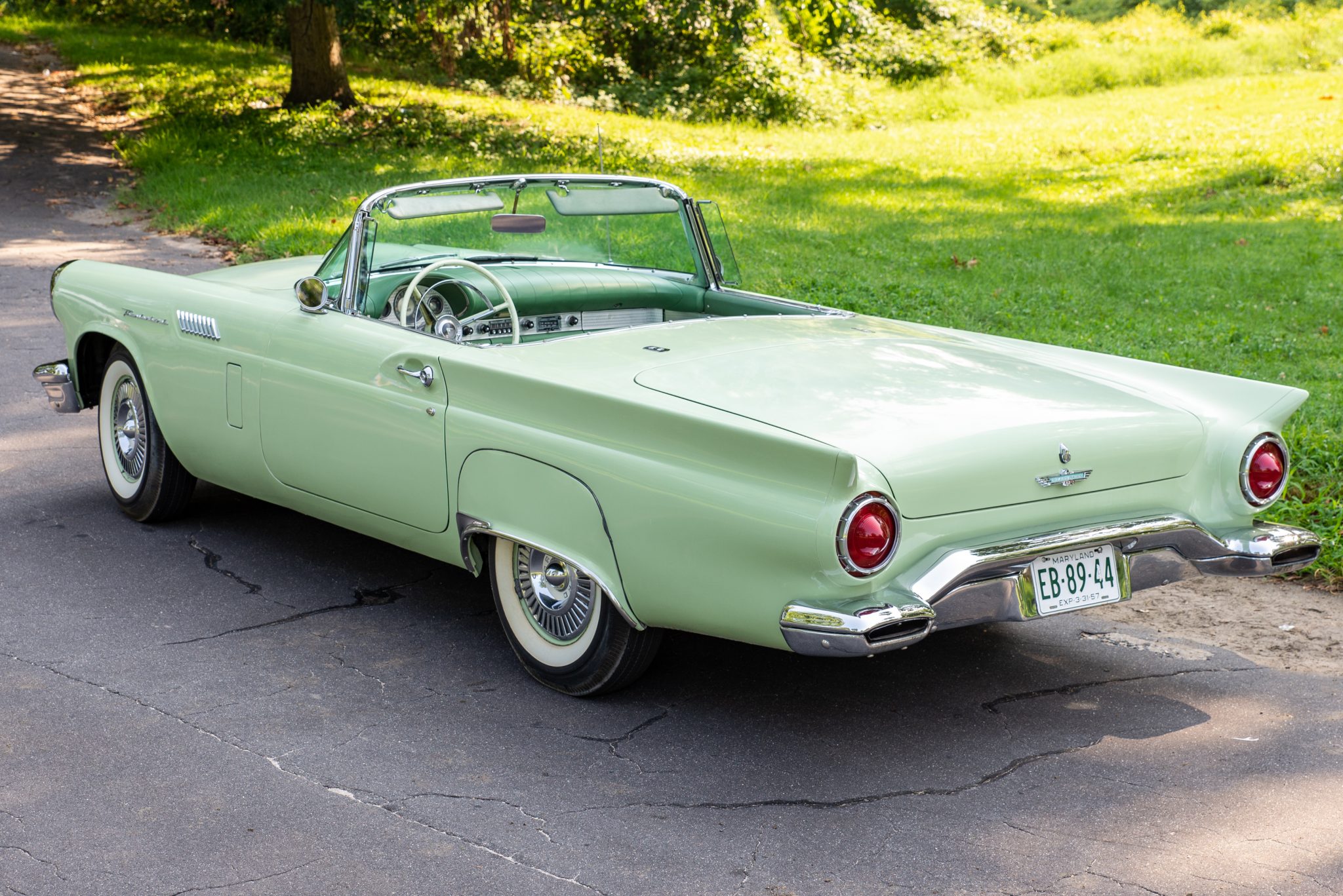 Willow Green 1957 Ford Thunderbird