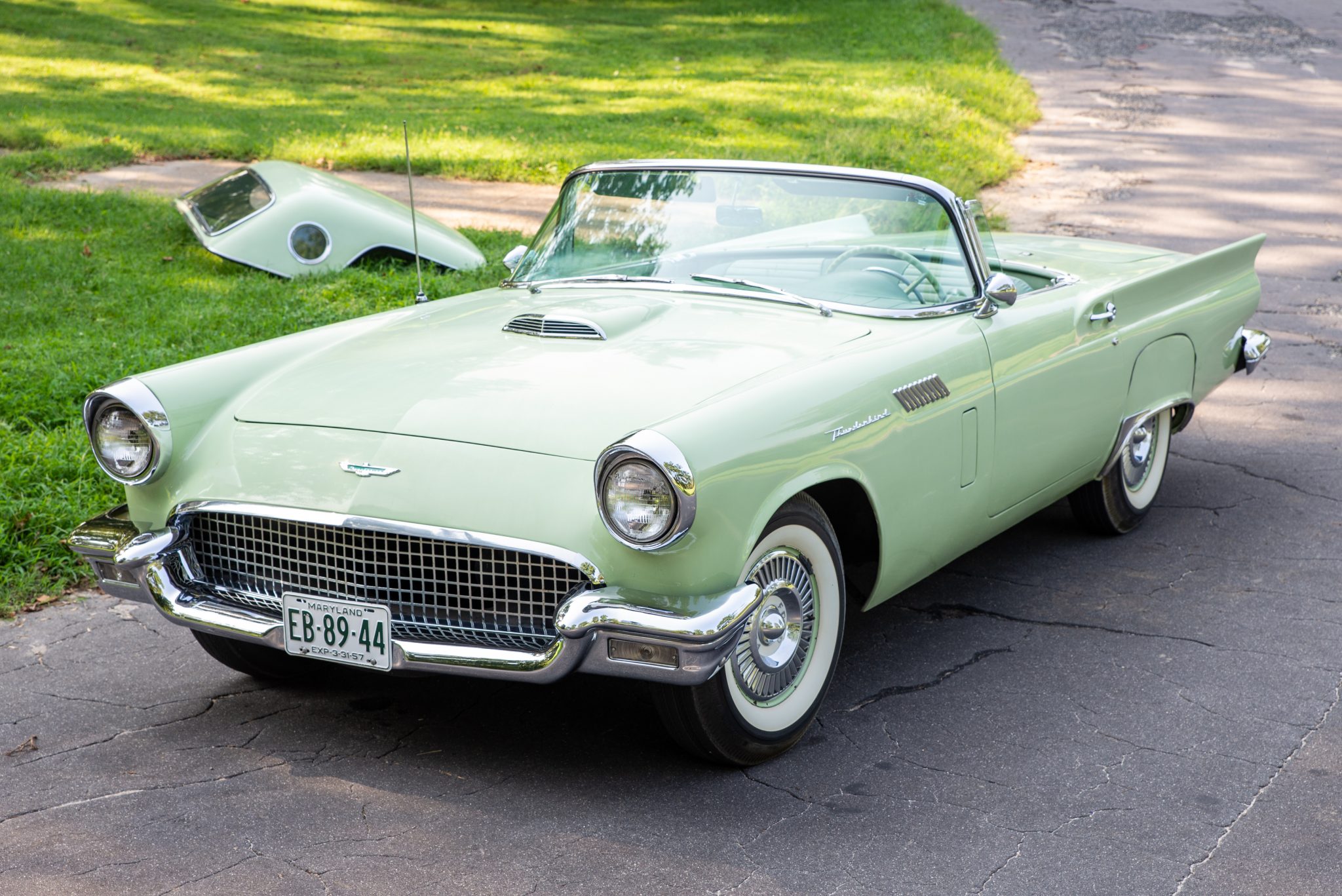 Willow Green 1957 Ford Thunderbird